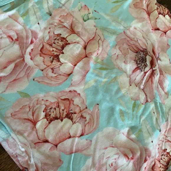 NWT Posh Peanut Kennedy Floral Ruffle Butt Romper - Picture 8 of 8